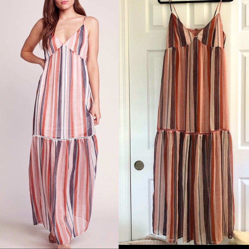 Jack by BB Dakota Stripe Maxi Dress, size S